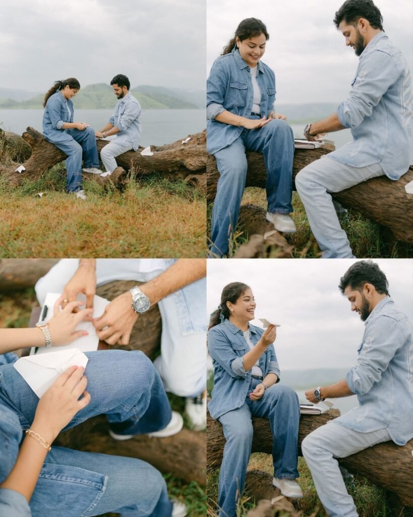 A good photographer will not capture only the final flying shot. The process is equally important: hands folding the plane, watches, small gestures, reactions and shared laughter.