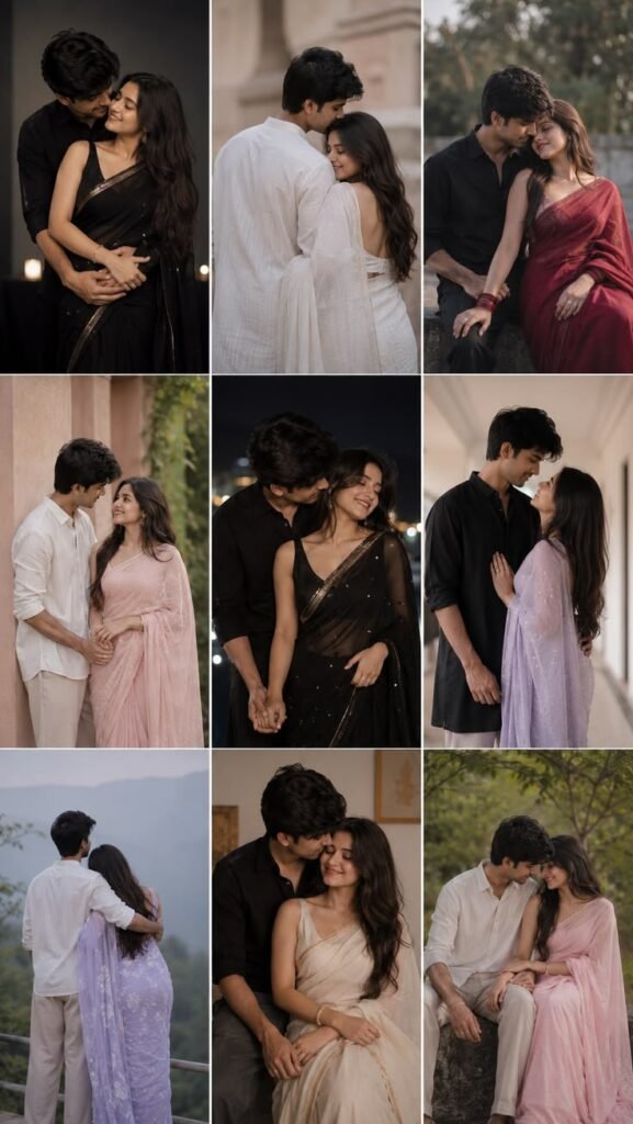 7. Saree Romance: Because Pre-Wedding Does Not Mean Western Only